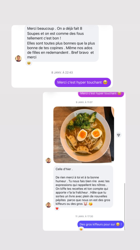 Avis d'un lecteur sur l'e-book L'heure de la soupe