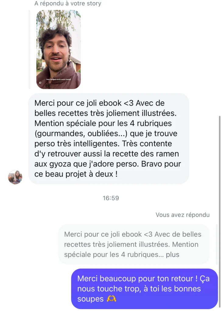 Avis d'un lecteur sur l'e-book L'heure de la soupe