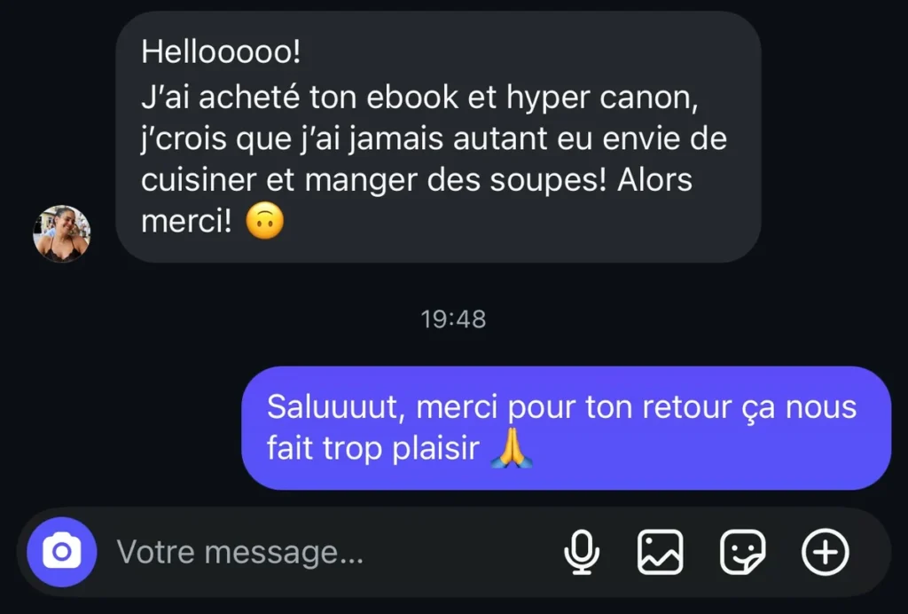 Avis d'un lecteur sur l'e-book L'heure de la soupe