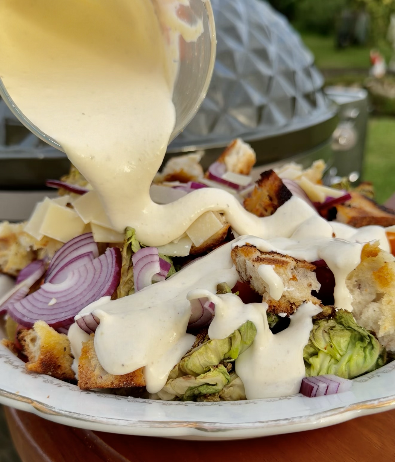 Salade César végétarienne