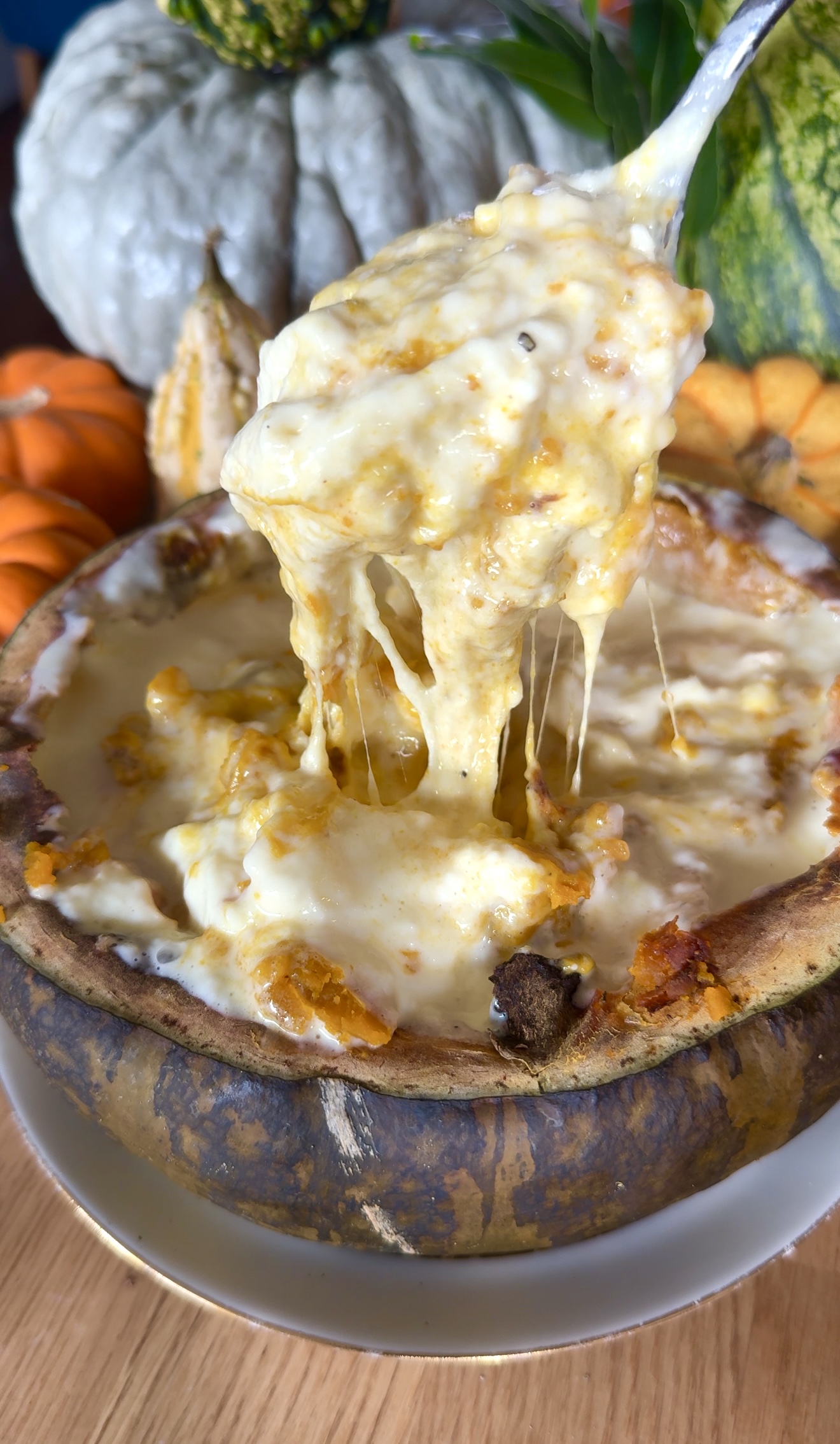 Mont d'or et courge Kabocha